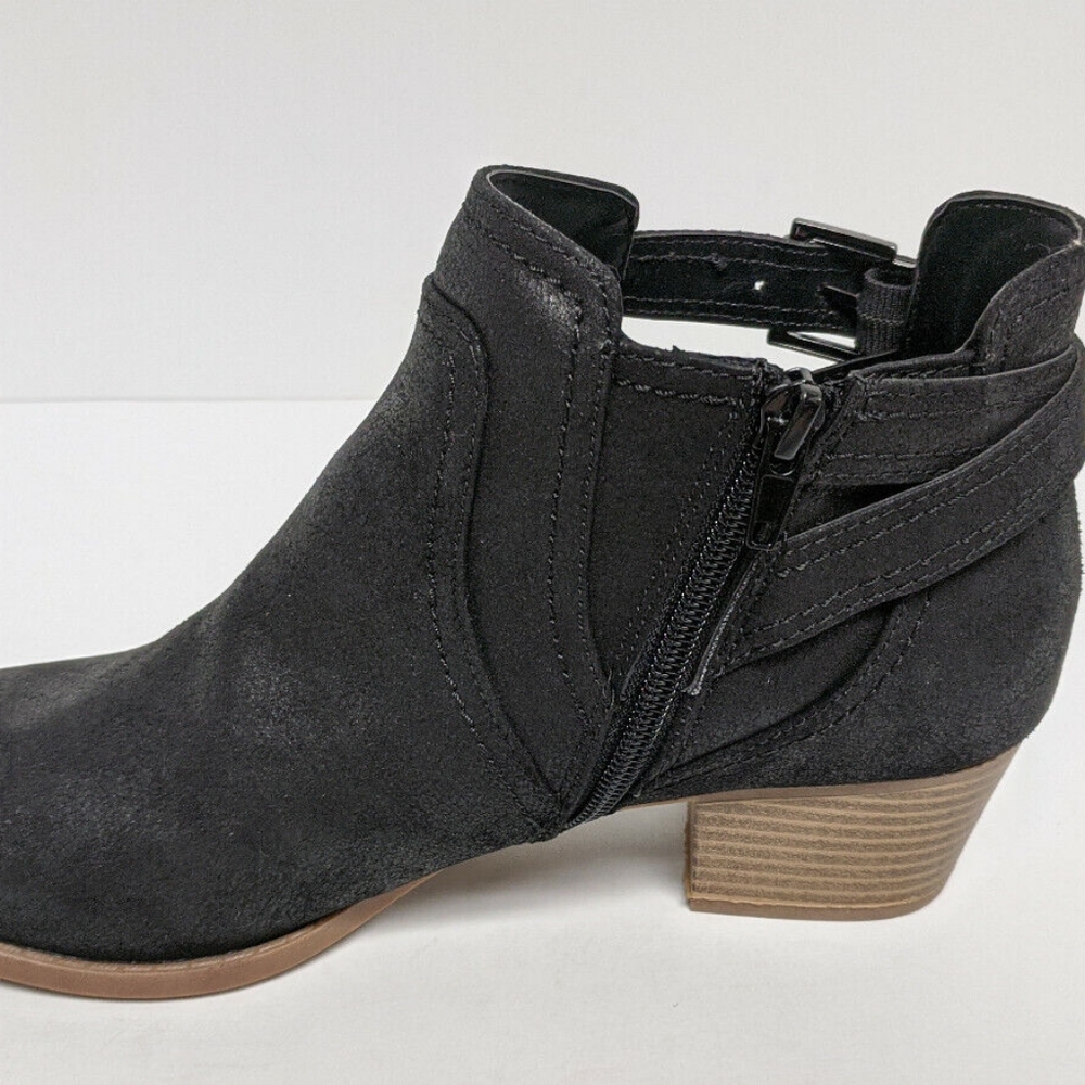GUC Fergalicious Women's Banger Cut out Black Booties - Picture 3 of 8